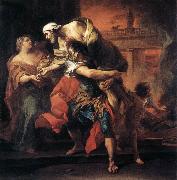 LOO, Carle van Aeneas Carrying Anchises sg painting